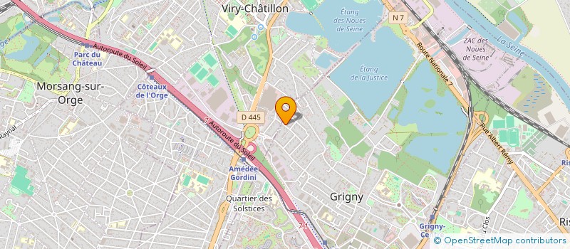 localisation de l'entreprise MADAME CHRYSTEL LAUTI à GRIGNY