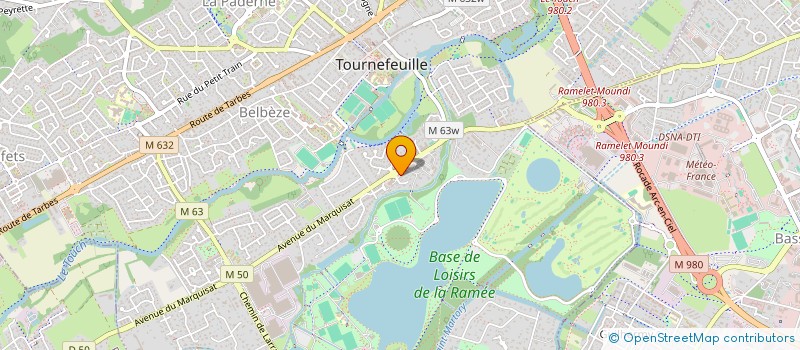 localisation de l'entreprise MADAME CHRYSTEL LE MERLUS  TOURNEFEUILLE