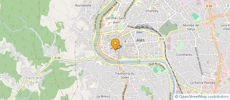 localisation de l'entreprise MADAME CHRYSTEL NEUVILLE  ALES