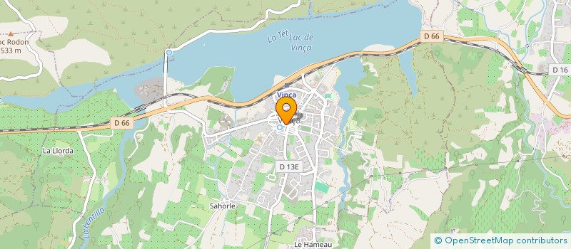 localisation de l'entreprise MADAME CHRYSTEL PANTINI  VINCA