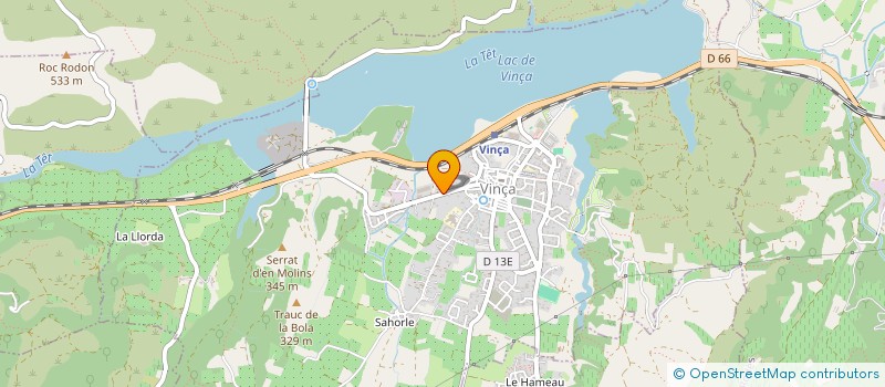 localisation de l'entreprise MADAME CHRYSTEL PELEJA  VINCA