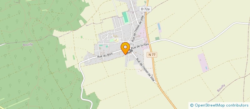 localisation de l'entreprise MADAME CHRYSTEL PERCHAUD  BOUILLY