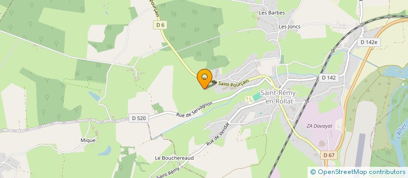 localisation de l'entreprise MADAME CHRYSTEL RIBE  ESCUROLLES