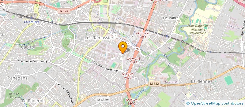 localisation de l'entreprise MADAME CHRYSTEL THIBAUDIER à COLOMIERS