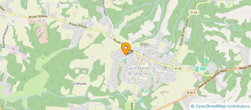 localisation de l'entreprise MADAME CHRYSTELE BONTA  SAINT-PAUL-LES-DAX