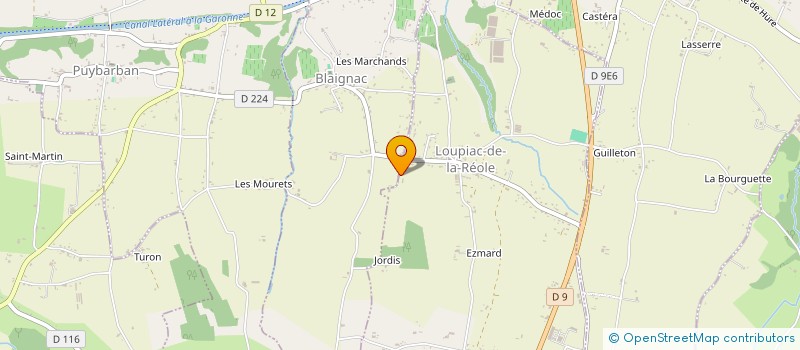 localisation de l'entreprise MADAME CHRYSTELE BUCHET à LOUPIAC-DE-LA-REOLE