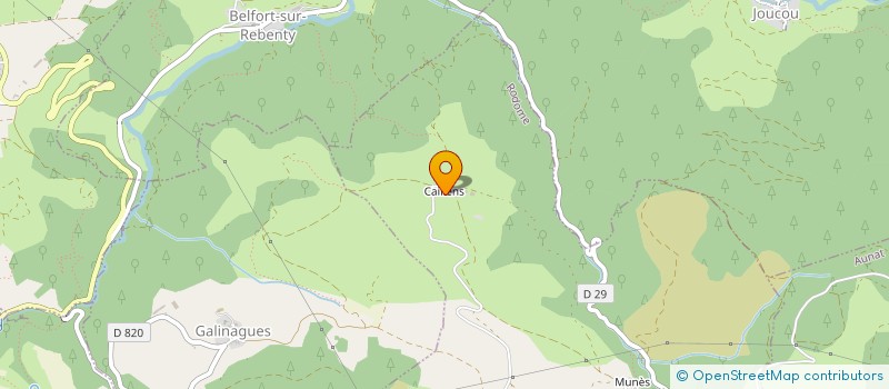 localisation de l'entreprise MADAME CHRYSTELE CANIGLIA  RODOME