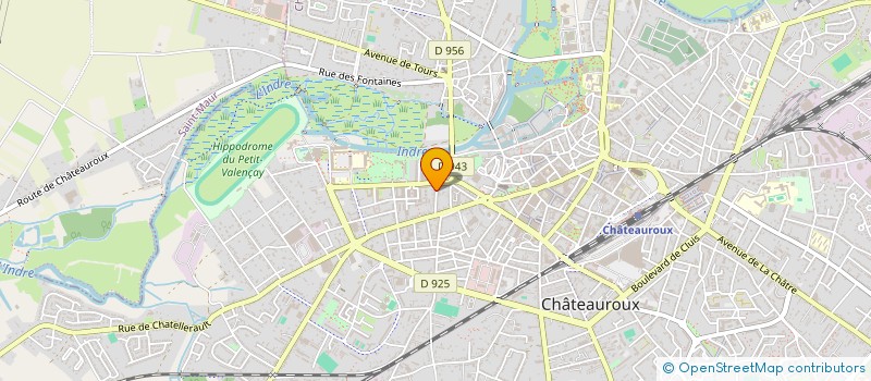 localisation de l'entreprise MADAME CHRYSTELE CARDAIRE à CHATEAUROUX