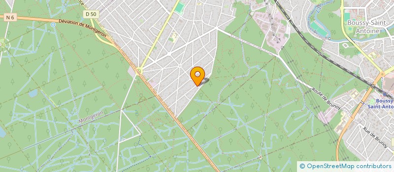 localisation de l'entreprise MADAME CHRYSTELE CLOSIER  BRUNOY