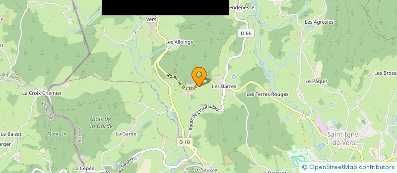 localisation de l'entreprise MADAME CHRYSTELE DEJOURS  SAINT IGNY DE VERS