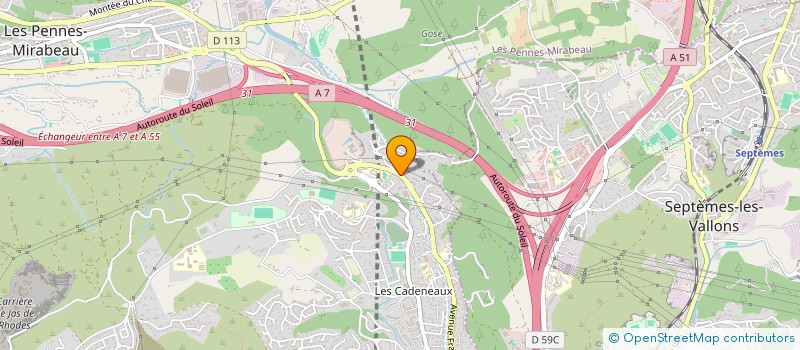 localisation de l'entreprise MADAME CHRYSTELE DELORD  LES COTEAUX PERIGOURDINS