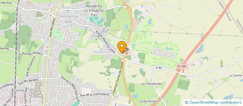 localisation de l'entreprise MADAME CHRYSTELE GABORIAU à LES SABLES D'OLONNE