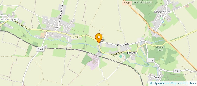 localisation de l'entreprise MADAME CHRYSTELE GENGEMBRE  MONT-SAINT-ELOI