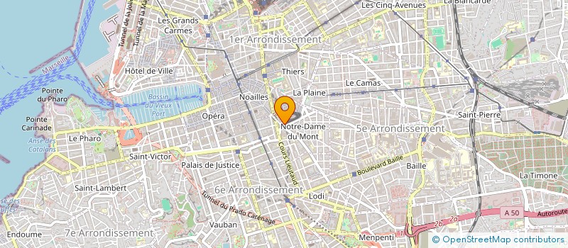 localisation de l'entreprise MADAME CHRYSTELE GONCALVES  MARSEILLE