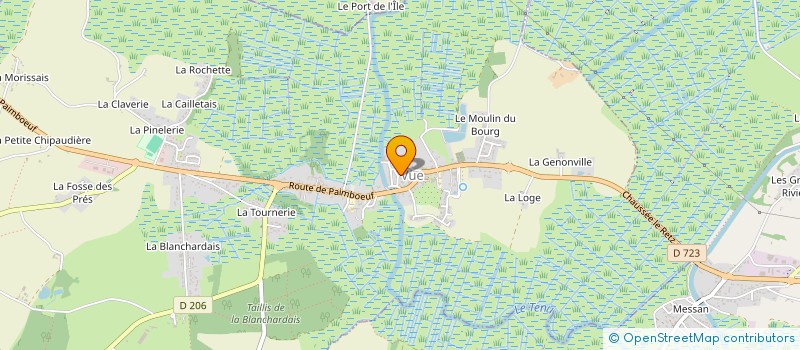 localisation de l'entreprise MADAME CHRYSTELE HOCHET  VUE