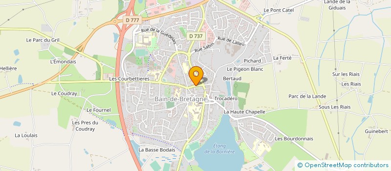 localisation de l'entreprise MADAME CHRYSTELE JENTHON à BAIN-DE-BRETAGNE