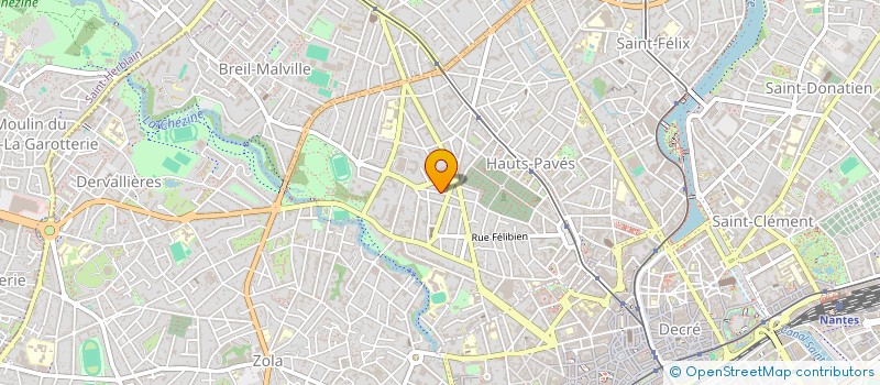 localisation de l'entreprise MADAME CHRYSTELE LATINIER à NANTES