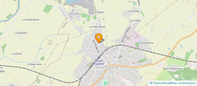 localisation de l'entreprise MADAME CHRYSTELE LELONG à SAINTE-PAZANNE