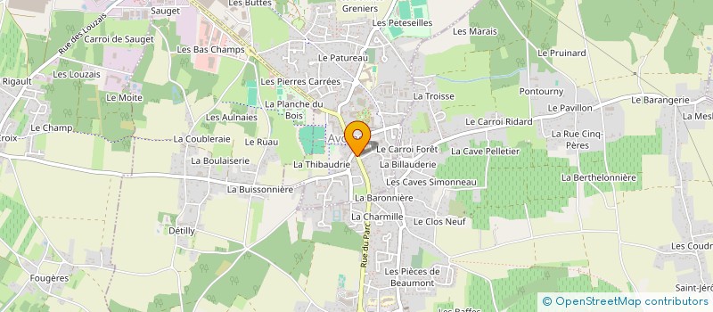 localisation de l'entreprise MADAME CHRYSTELE LOIZILLON  AVOINE