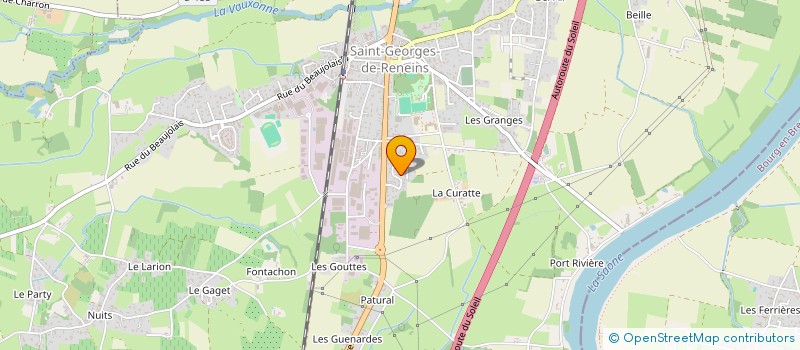 localisation de l'entreprise MADAME CHRYSTELE LONGEFAY  SAINT-GEORGES-DE-RENEINS