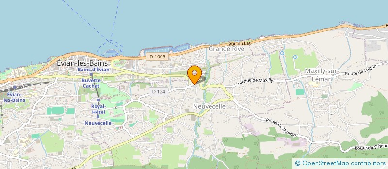 localisation de l'entreprise MADAME CHRYSTELE MESLIN  NEUVECELLE