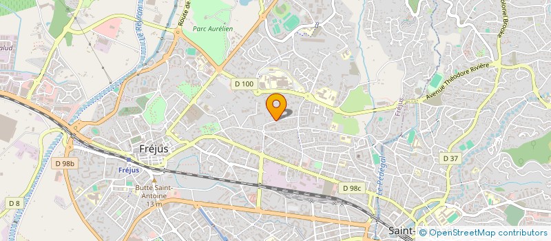 localisation de l'entreprise MADAME CHRYSTELE MOLINIER à FREJUS