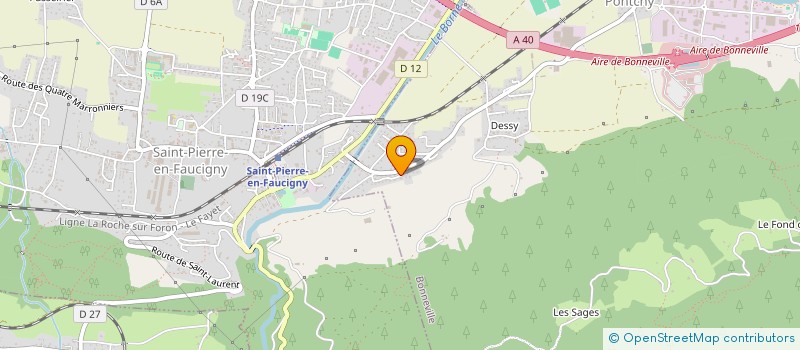 localisation de l'entreprise MADAME CHRYSTELE NAVETAT  BONNEVILLE