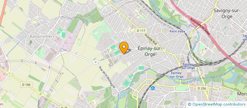 localisation de l'entreprise MADAME CHRYSTELE NAXOS  EPINAY-SUR-ORGE