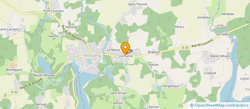 localisation de l'entreprise MADAME CHRYSTELE PETITEAU  NOSTANG