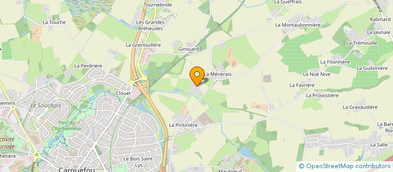 localisation de l'entreprise MADAME CHRYSTELLE BEAUREGARD  CARQUEFOU