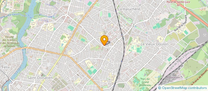 localisation de l'entreprise MADAME CHRYSTELLE BIOTTEAU à NANTES