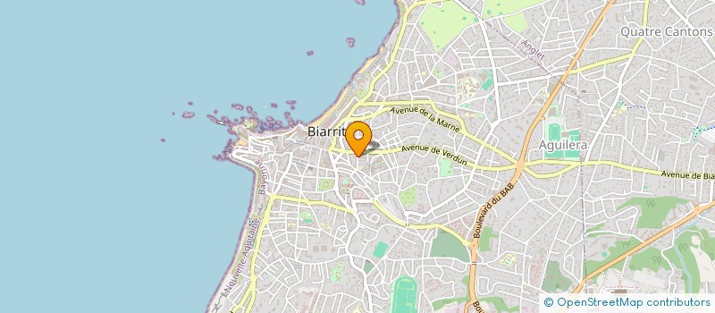 localisation de l'entreprise MADAME CHRYSTELLE BOIS  BIARRITZ