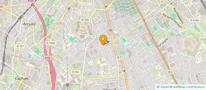 localisation de l'entreprise MADAME CHRYSTELLE BOUTET  VILLEJUIF