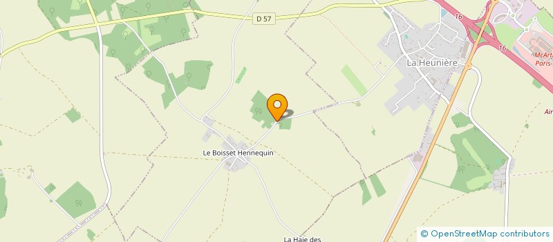 localisation de l'entreprise MADAME CHRYSTELLE CABLAN  SAINT-VINCENT-DES-BOIS