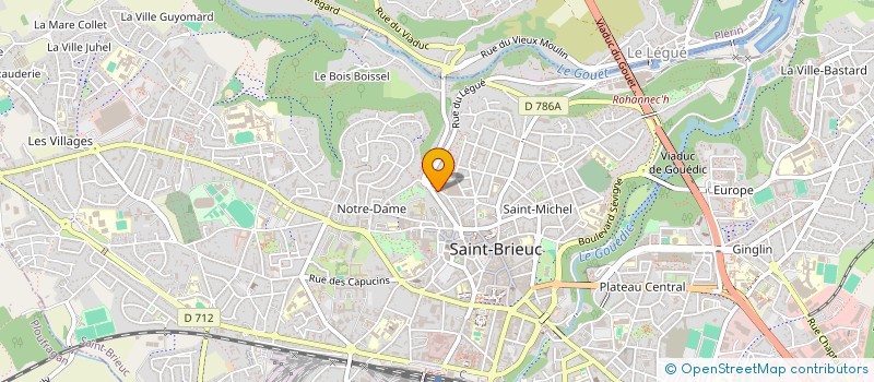 localisation de l'entreprise MADAME CHRYSTELLE CARLIER à SAINT-BRIEUC