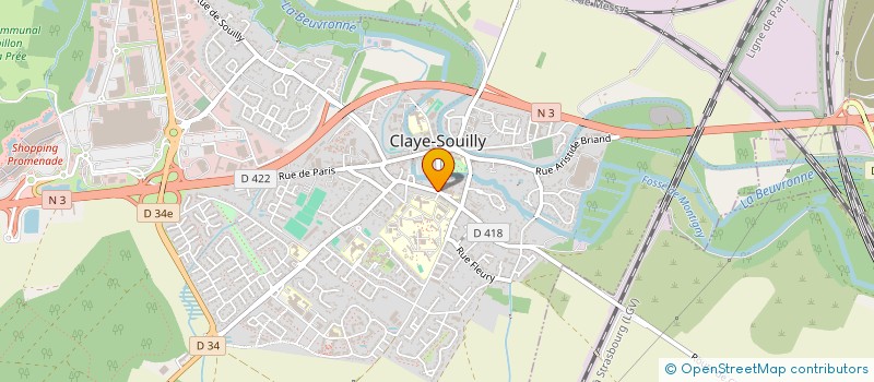 localisation de l'entreprise MADAME CHRYSTELLE CHARLES  CLAYE-SOUILLY