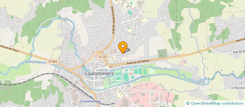 localisation de l'entreprise MADAME CHRYSTELLE CHEMIN à COULOMMIERS
