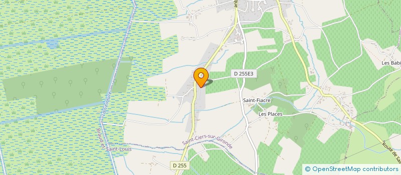 localisation de l'entreprise MADAME CHRYSTELLE COIRIER  SAINT-CIERS-SUR-GIRONDE