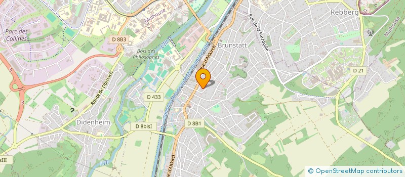 localisation de l'entreprise MADAME CHRYSTELLE DA COSTA  BRUNSTATT-DIDENHEIM