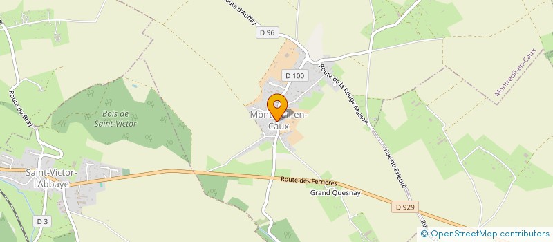 localisation de l'entreprise MADAME CHRYSTELLE DARTOIS  MONTREUIL-EN-CAUX