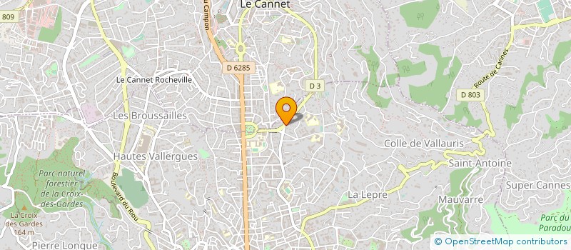 localisation de l'entreprise MADAME CHRYSTELLE DAUBA à CANNES