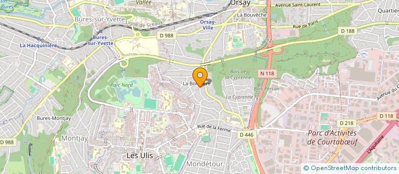 localisation de l'entreprise MADAME CHRYSTELLE DEPREZ  QUEVERT