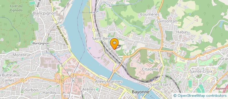 localisation de l'entreprise MADAME CHRYSTELLE DESMAZIERS  BAYONNE
