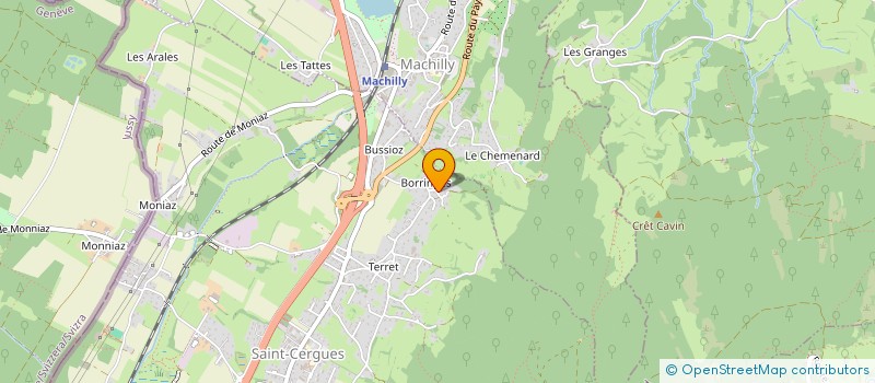 localisation de l'entreprise MADAME CHRYSTELLE DOS SANTOS à SAINT-CERGUES