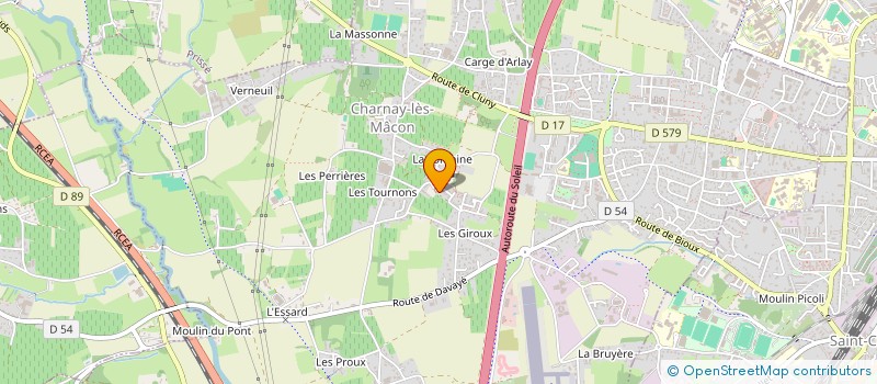 localisation de l'entreprise MADAME CHRYSTELLE DUCHET à CHARNAY-LES-MACON