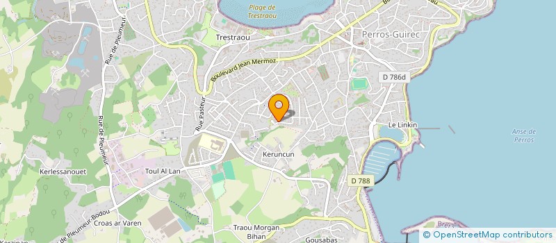 localisation de l'entreprise MADAME CHRYSTELLE DUCROT  PERROS-GUIREC