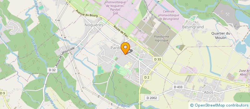 localisation de l'entreprise MADAME CHRYSTELLE DUMONT  PARDIES