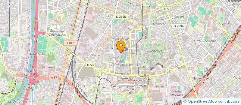 localisation de l'entreprise MADAME CHRYSTELLE FAYOLLAT à GRENOBLE