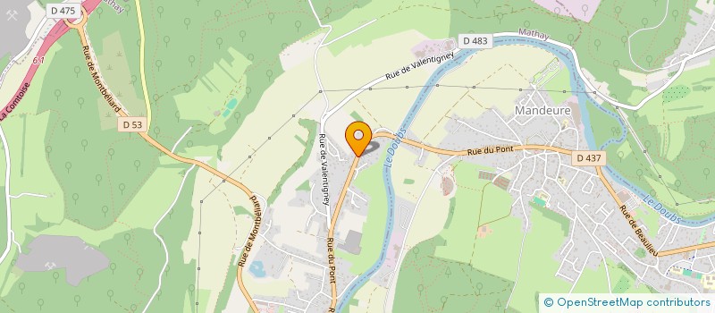 localisation de l'entreprise MADAME CHRYSTELLE FEVE  MATHAY