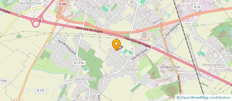 localisation de l'entreprise MADAME CHRYSTELLE FLAHAUT  VERQUIN